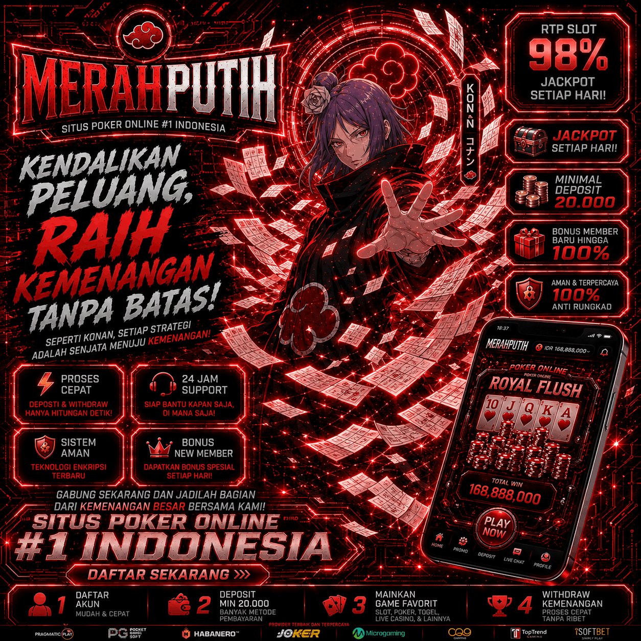 MERAHPUTIH 🇮🇩 Game Keberuntungan Favorit dengan Peluang Menang Menarik by Hey siriusly